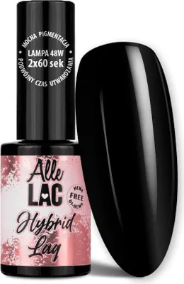 Immagine prodotto di AlleLac UV/LED Gel Lack Extra Black senza HEMA 6 g