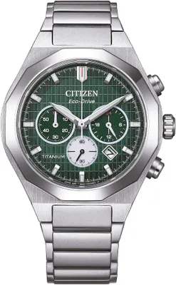 Immagine prodotto di Cronografo Citizen Argento Con Vite Collezione Supertitanio - uomo