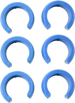 Produktbild von Universal Slangklemmen für Poolreiniger, 6er Pack, für die meisten Slanggewichte