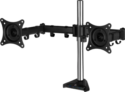 Zdjęcie produktu dla ARCTIC Z2 Pro (Gen 3) - Rami do dwch monitorw z koncentratorem USB 3.0
