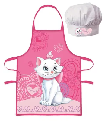 Immagine prodotto di Grembiule da bambina con cappello da cuoco Gattina Marie