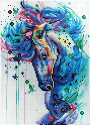 Produktbild von Diamond Dotz Diamond Painting Mystical Stallion - Fantasie Bastelset