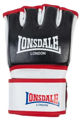 Produktbild von Lonsdale Emory Leder Mma-kampfhandschuh Weiß,Schwarz M Weiß,Schwarz M