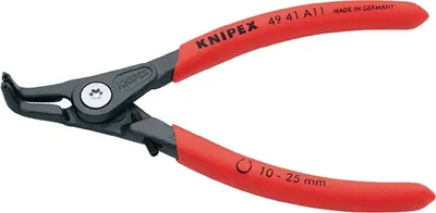 Obrázek produktu pro Knipex 49 41 A11, Kleště na pojistné kroužky, Chrom Vanadová ocel, Plast, Červená, 130 mm, 102 g