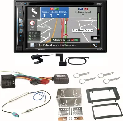 Produktbild von Pioneer AVIC-Z730DAB Navigation DAB+ USB MP3 Einbauset für T5 2003-2015 Multivan