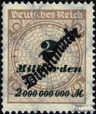 Produktbild von Briefmarken Deutsches Reich 1923 Mi D84 mit Falz Dienstmarken