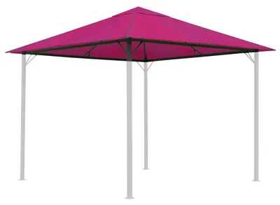 Produktbild von Omgoods – Ersatzdach für Gartenpavillon, 3 x 3 Meter – Beerenton