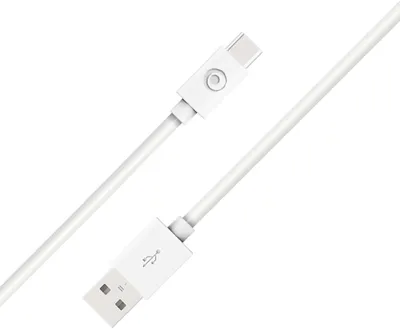 Image de Câble USB A / USB C 3A 1.2m FastCharge 15W Blanc Bigben