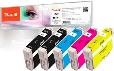 Obrázok produktu pre Peach 319192, Čierna, Azúrová, Purpurová, Žltá, 13 ml, 8,3 ml, 5 kusov, 380 strany, Viacnásobné balenie