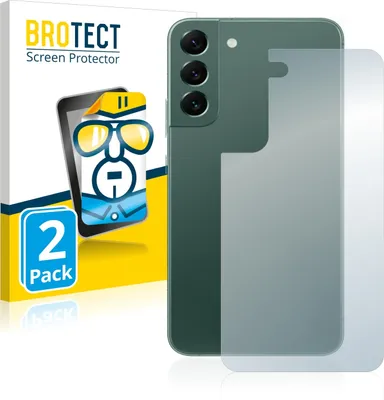 Produktbild von 2x Für Samsung Galaxy S22 Plus 5G (Rückseite) Schutzfolie BROTECT Displayschutz Display Schutz Folie Klar Transparent