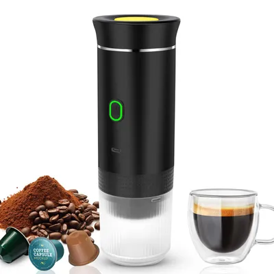 Tragbare Espressomaschine 12 V 60 ml für Kapseln & Kaffee