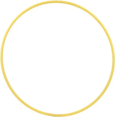 Produktbild von Hula Hoop Rohling, HDPE-20mm, GELB, Durchmesser 90cm