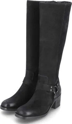 Produktbild von Paul Green Damen Stiefel Schwarz Rauleder Reißverschluss Größe: 42