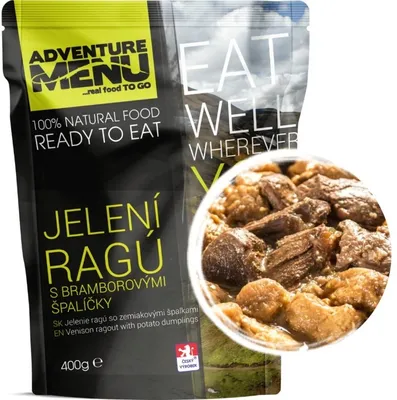 Image de Menu Aventure ragoût de cerf avec quartiers de pommes de terre 400g