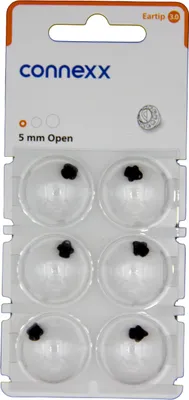 Obrázok produktu pre Connexx 5 mm otvorená zátka do uší 3.0