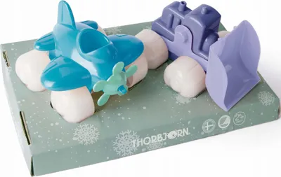Produktbild von ThornBjorn Flugzeug und Schneepflug-Set / Dantoy