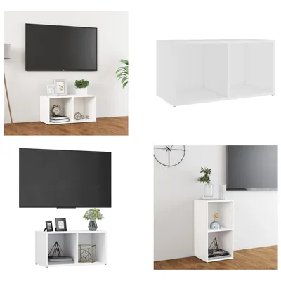 Produktbild von vidaXL TV Schrank Weiß 72x35x36,5 cm Holzwerkstoff - TV-Schrank - TV-Schränke - Fernsehmöbel - Fernsehschrank