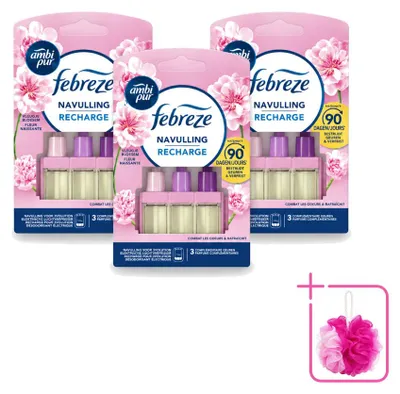 Obrázok produktu pre 3 ks náplne Ambi Pur 3Volution – vôňa kvetov – 20 ml – výhodný balík – 3 kusy