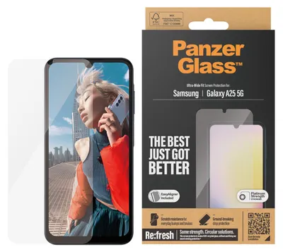 Immagine prodotto di Vetro temperato Panzerglass Ultra-Wide Fit per Samsung Galaxy A25 5G