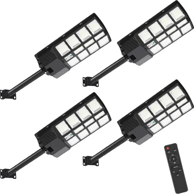 Immagine prodotto di TolleTour 4X 300W strada luce parete luce solare con rilevatore di movimento strada luce LED