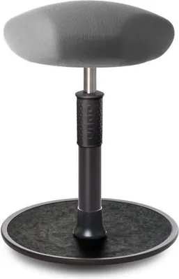 Produktbild von Sitz- Stehhocker Free Regular Triangel Gestrick Grau schwarz /schwarz.
