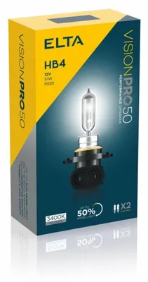 Immagine prodotto di Elta HB4 VisionPro +50% 60 W 12 V P22d, set da 2 pezzi