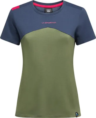 Immagine prodotto di Maglietta Roof W, Cypress/Night Sky, L, ZACT160E47B46L, Maglietta da arrampicata da donna - La Sportiva