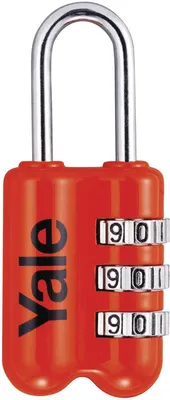 Immagine prodotto di Lucchetto Ad Arco A Combinazione Da Viaggio Per Valige P2 - mm.23 rosso (YP2/23/128/1R)