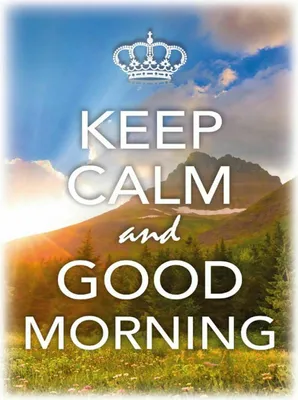 Produktbild von vianmo Holzschild 40x30 cm Keep Calm and good Morning