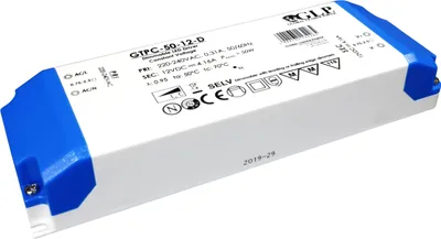 Zdjęcie produktu dla Gtpc-50-12-D: Glp Psu Triac Dimmable Led Driver 12V / 1 ~ 4.16A