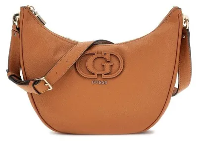 Produktbild von Guess Calebra Reißverschlusstasche Cognac 24 x 31 x 6,5