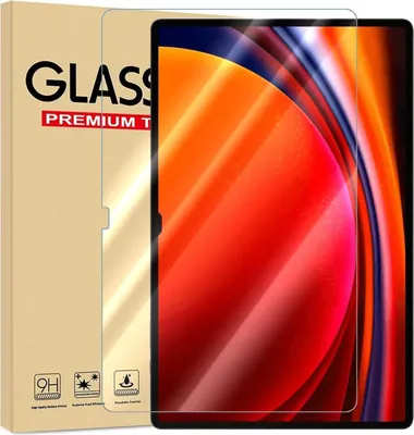 Produktbild von Panzer Folie für Samsung Galaxy Tab S9 Plus Echt Glas Displayschutzfolie Transparent Glasfolie 9H Härtegrad Schutzglasfolie