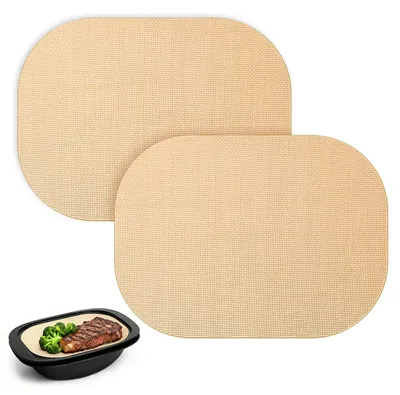 Produktbild von Wiederverwendbare Backmatte für Thermomix TM7 Varoma, Airfryer, antihaftbeschichtetes Backblech, spülmaschinenfest