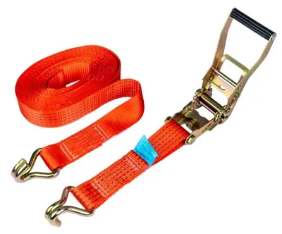 Image de Sangle de serrage de roue 3 points avec cliquet 5000kg 50mm 3m