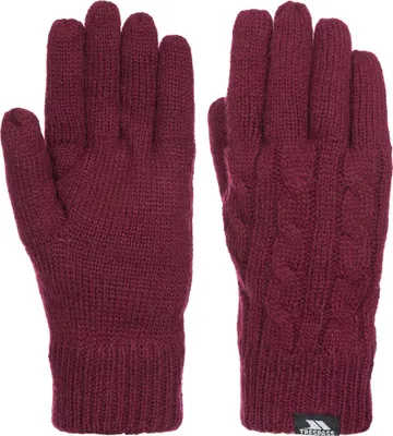 Image de Gants tricotés Trespass pour femmes Sutella TP4538 (L/XL) (bordeaux)