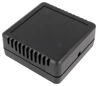 Produktbild von KRADEX Z123, ABS, universelles Raumsensorgehäuse, 758x758x30mm, belüftet, schwarz