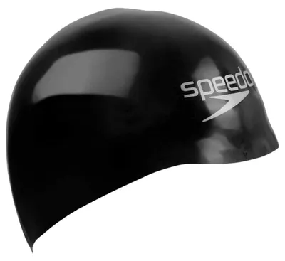 Produktbild von Speedo - "Fastskin" Schwimmkappe für Herren/Damen Unisex IG3430 (L) (Schwarz/Weiß)