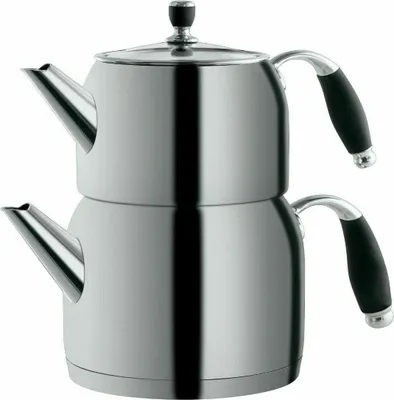 Produktbild von Mulex MX02 Maxi Edelstahl Teekanne 4,5 Liter, Silber