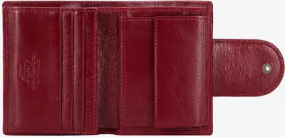 Produktbild von Wittchen Damen-Lederhandtasche mit Druckknopfverschluss, Rot, Naturleder