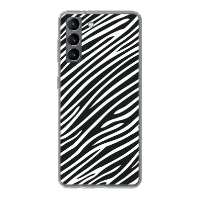 Produktbild von MuchoWow® Handyhülle Schutzhülle Hülle für Samsung Galaxy S21 Tiermuster - Zebra - Schwarz Silikon Softcase Handy Hülle - Softcase