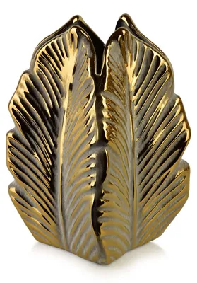 Productafbeelding van Vaas, keramiek, MONDEX YARINE, goudkleurig, 8x10x23 cm, goud, 1 stuk