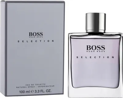 A perfume bottle and its box are displayed side-by-side against a white background.