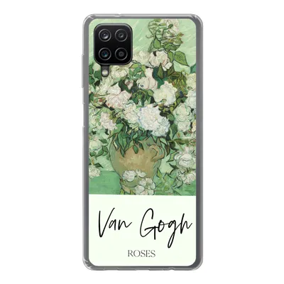 Produktbild von MuchoWow® Handyhülle Schutzhülle Hülle für Samsung Galaxy A12 Malerei - Blumen - Van Gogh Silikon Softcase Handy Hülle - Bild