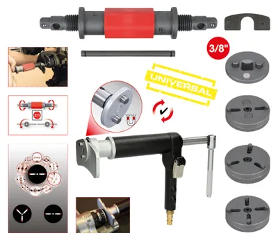 Immagine prodotto di KS TOOLS Set di attrezzi universali per il ripristino dei pistoni dei freni, 8 pezzi ( 150.2440 )