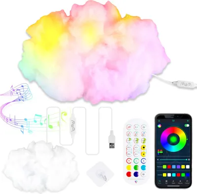 Image de Aga Nuage d'orage avec éclairage LED RGB