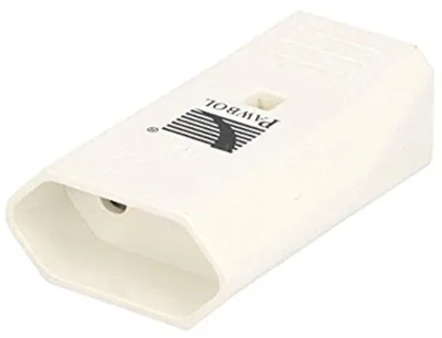 Produktbild von Flachsteckdose b/u Euro 10A/250V weiß D.3109