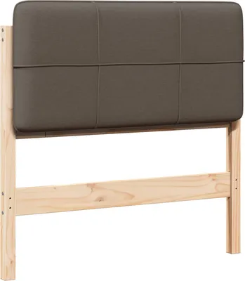 Produktbild von vidaXL Gepolstertes Kopfteil mit Kopfteil Braun und Taupe 80 cm