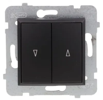 Obrázok produktu pre Ospel ŁP-7UB/m/33, Čierna, IP20, 250 V, 10 A, 71 mm, 40 mm