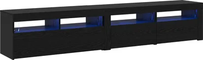 Obrázek produktu pro vidaXL TV skříňka 2 ks vzhled černého dubu 210 x 35 x 40 cm