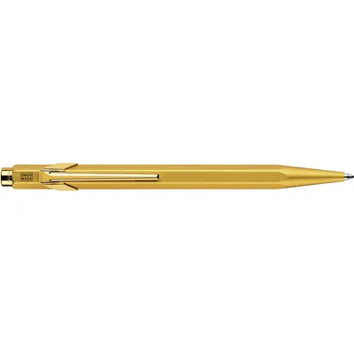 Obrázek produktu pro Caran d-Ache 849 Goldbar, Spona, Zasouvací propiska se sponou, Doplnitelný, Modrá, 1 kusů